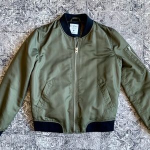 Ci Sono Green Bomber Jacket